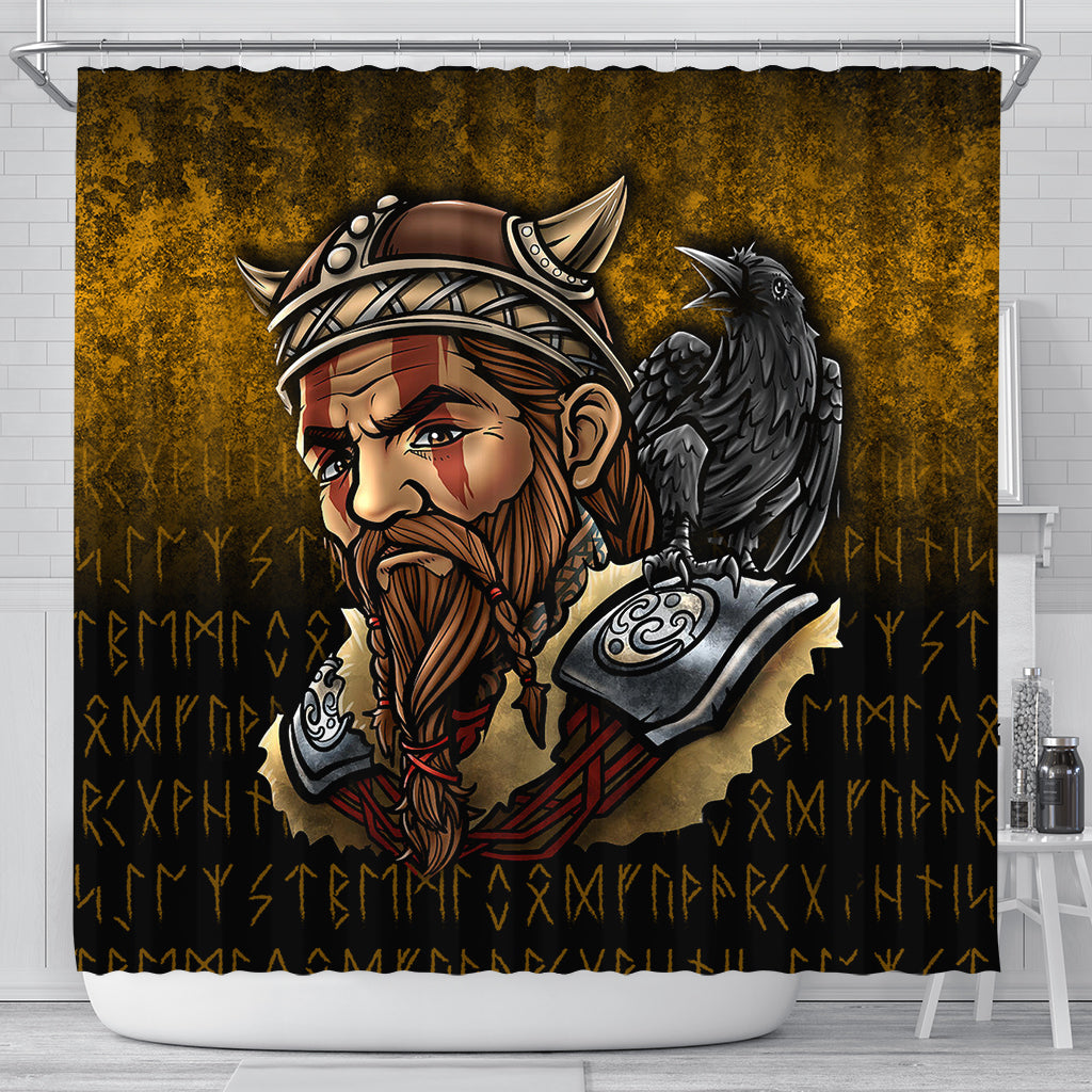 viking-shower-curtain-viking-warrior-odin-valhalla-raven-shower-curtain