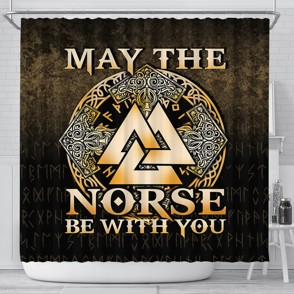 viking-shower-curtain-may-the-norse-be-with-you-viking-gold-version-shower-curtain