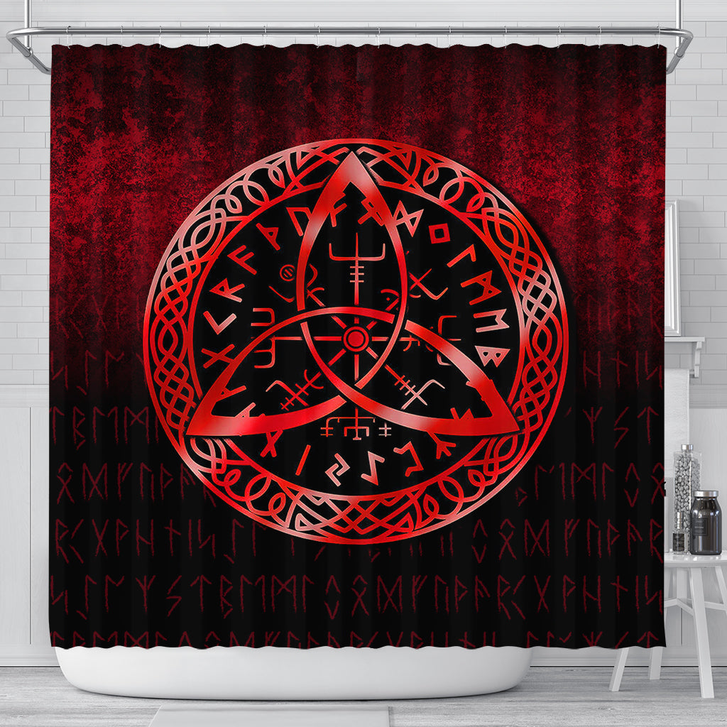 viking-shower-curtain-vegvisir-nordic-viking-rune-red-version-shower-curtain