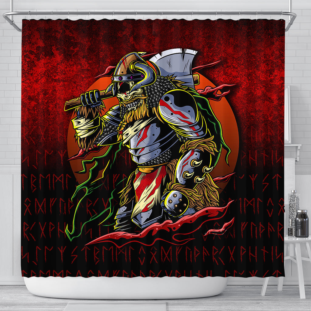 viking-shower-curtain-samurai-viking-warrior-ronin-berserk-armor-axe-shower-curtain