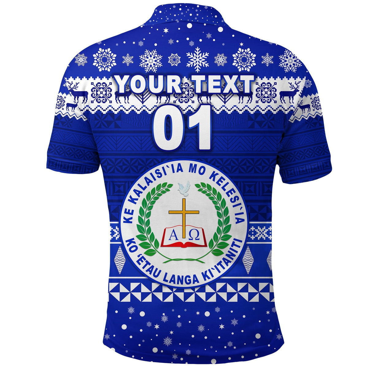 Custom Siaatoutai Theological College Polo Shirt Christmas Simple Style LT8 - Wonder Print Shop