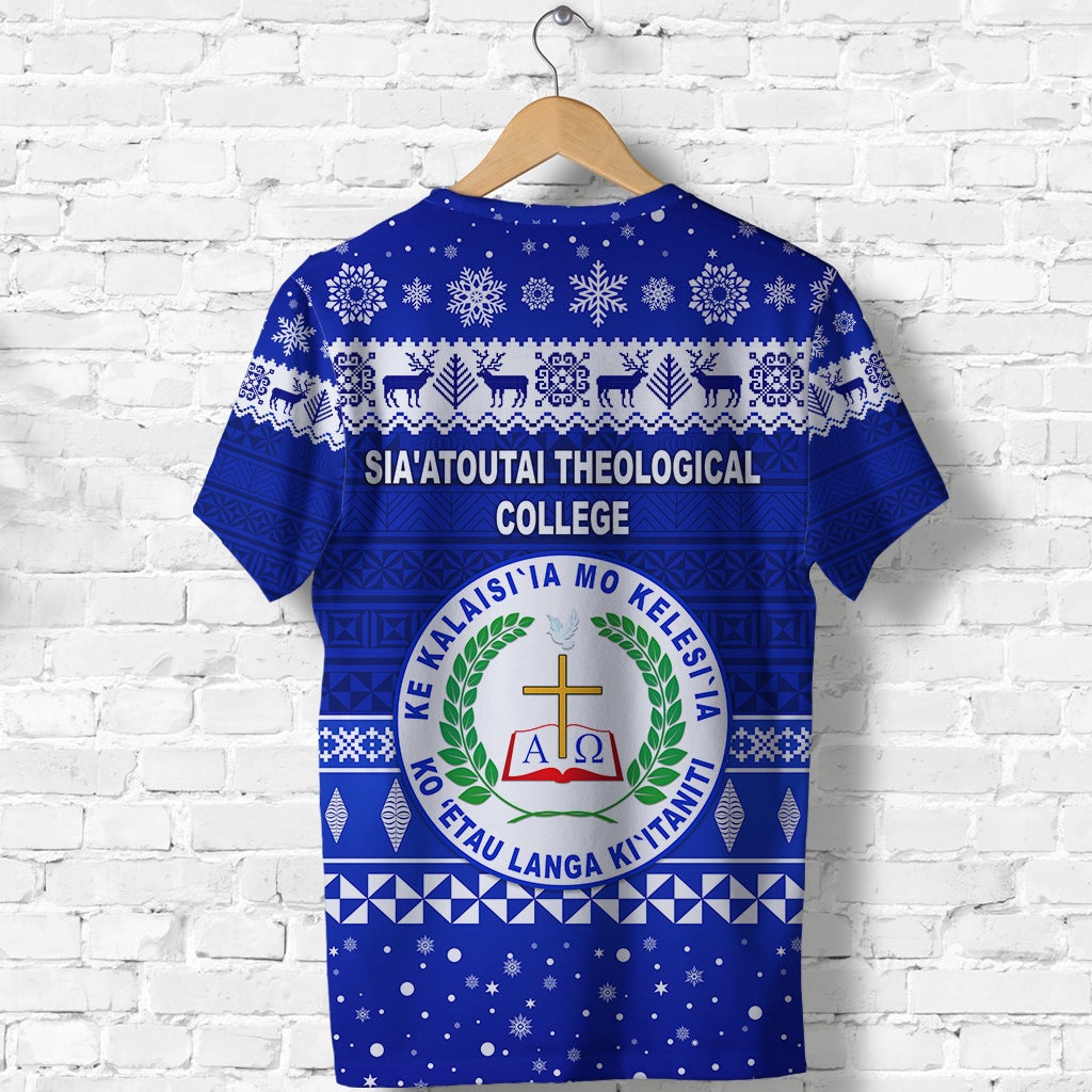 Sia'atoutai Theological College Christmas T Shirt Simple Style LT8 - Wonder Print Shop