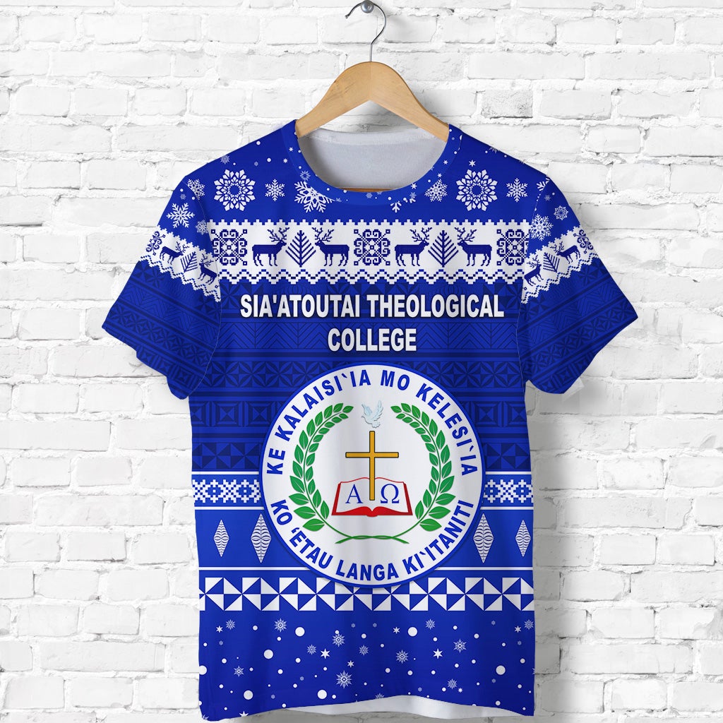 Sia'atoutai Theological College Christmas T Shirt Simple Style LT8 - Wonder Print Shop