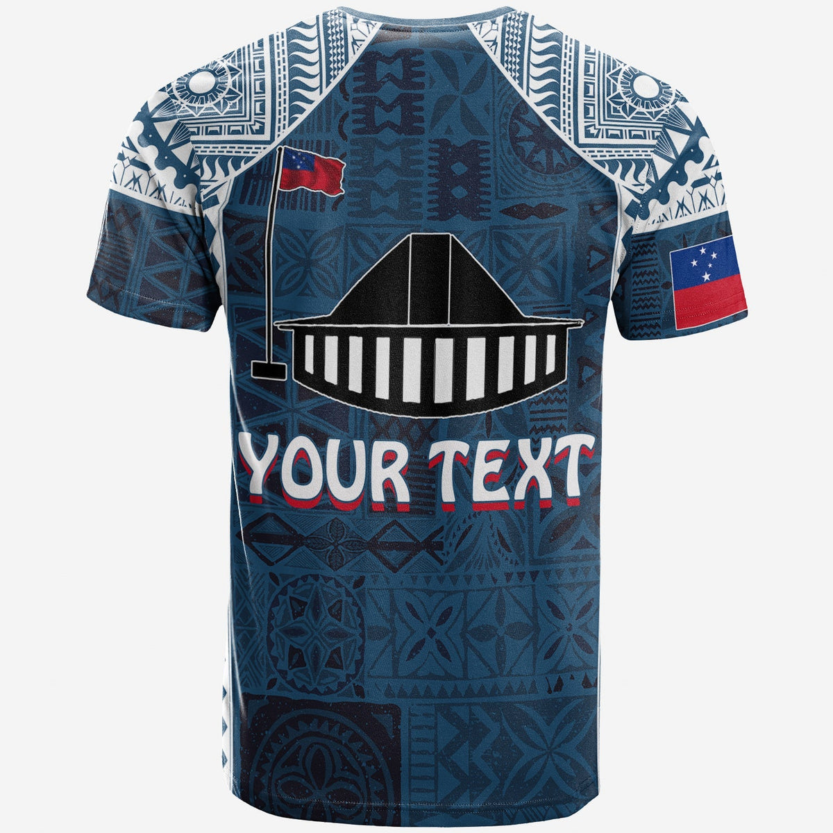 Custom F.A.S.T Samoa Mix Tapa Pattern Simple Style T Shirt - Wonder Print Shop