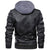 Viking Six Ravens Fantasy Triangle Ornament Black and White Leather Jacket RLT12 - Wonder Print Shop