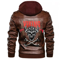 Viking Skull Axes Leather Jacket RLT12 - Wonder Print Shop