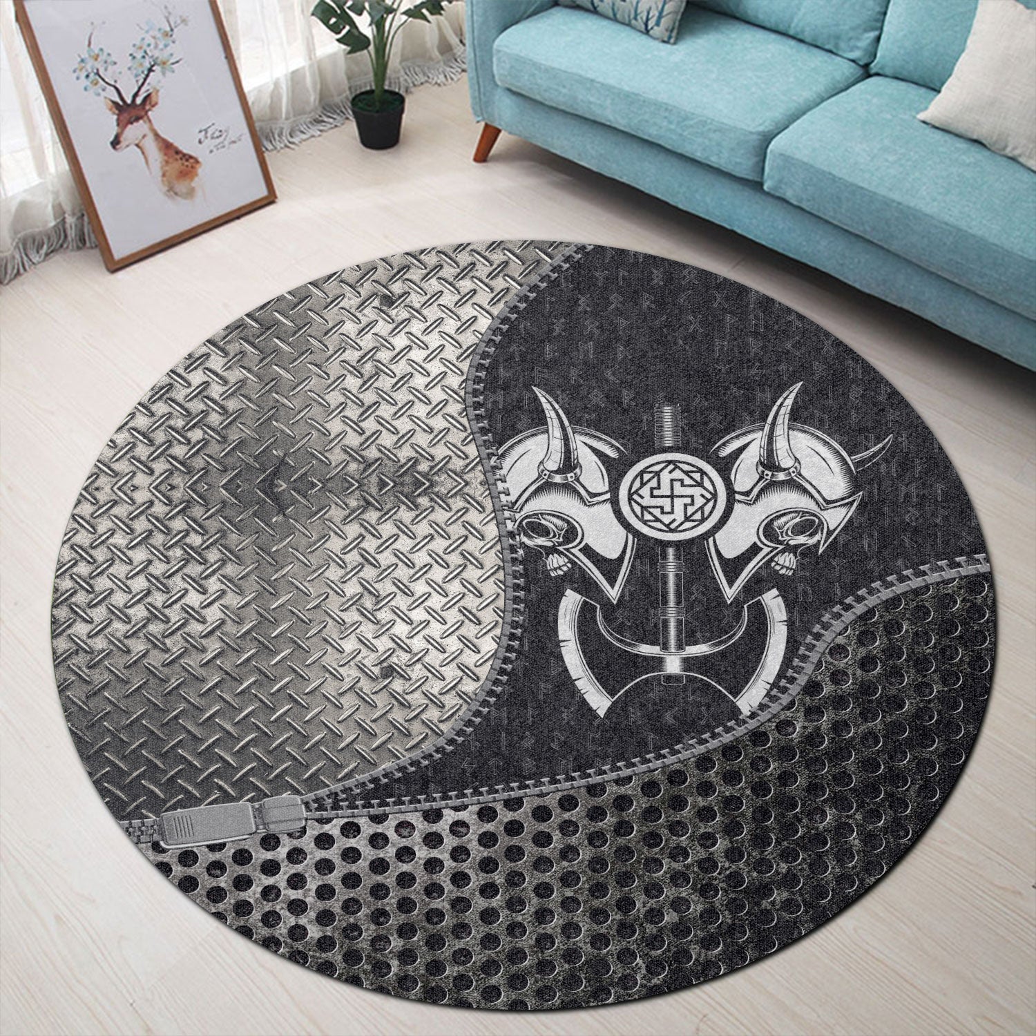 viking-carpet-skull-vikng-helmet-round-carpet