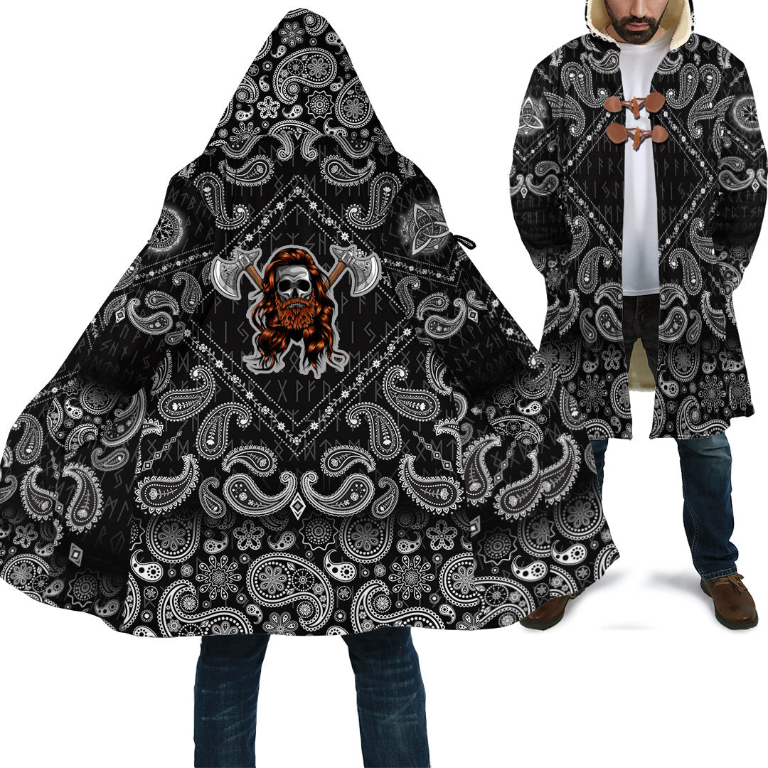 viking-cloak-skull-wearing-viking-with-bandana-paisley-style