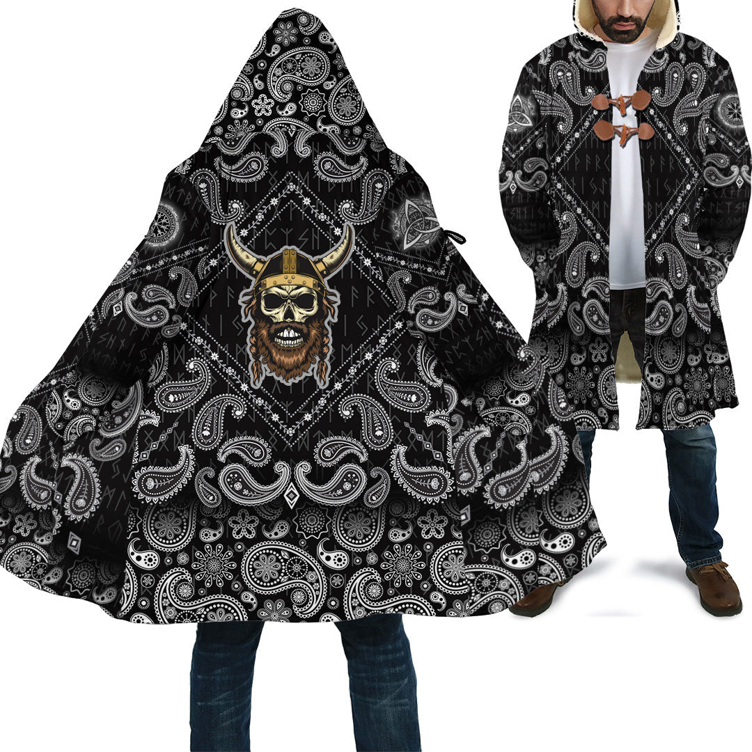 viking-cloak-skull-with-braided-hair-and-horned-hat-with-bandana-paisley-style