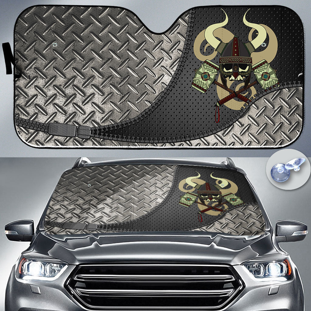 viking-auto-sun-shades-skull-with-horned-helmet-auto-sun-shades