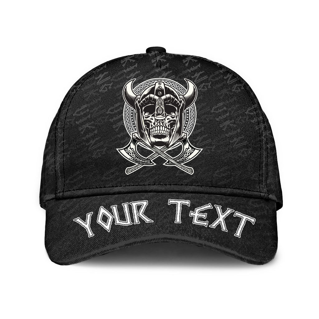 viking-classic-cap-custom-skull-pierced-by-sword-classic-cap