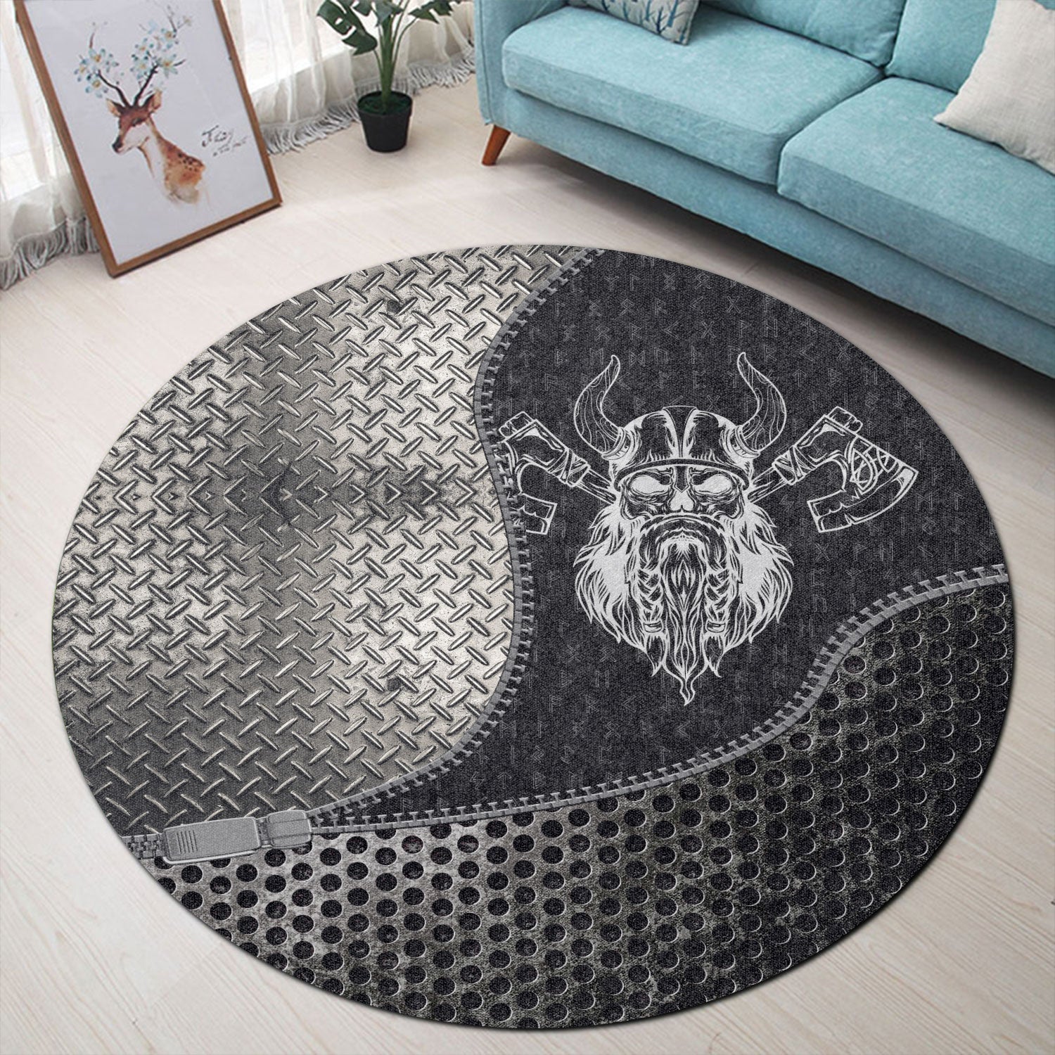 viking-carpet-skull-round-carpet