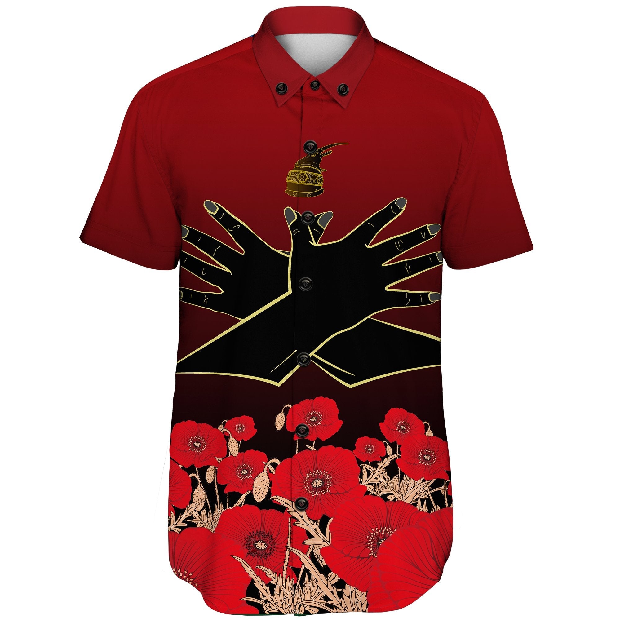 albania-flag-double-eagle-hand-short-sleeve-shirt