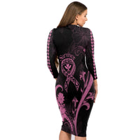 hawaii-long-sleeves-bodycon-dress-breast-cancer-survivor-mix-hibiscus