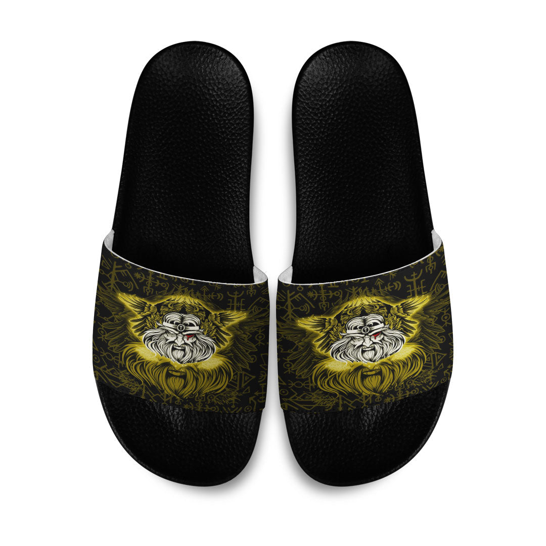 wonder-print-slide-sandals-viking-odin-gold-slide-sandals