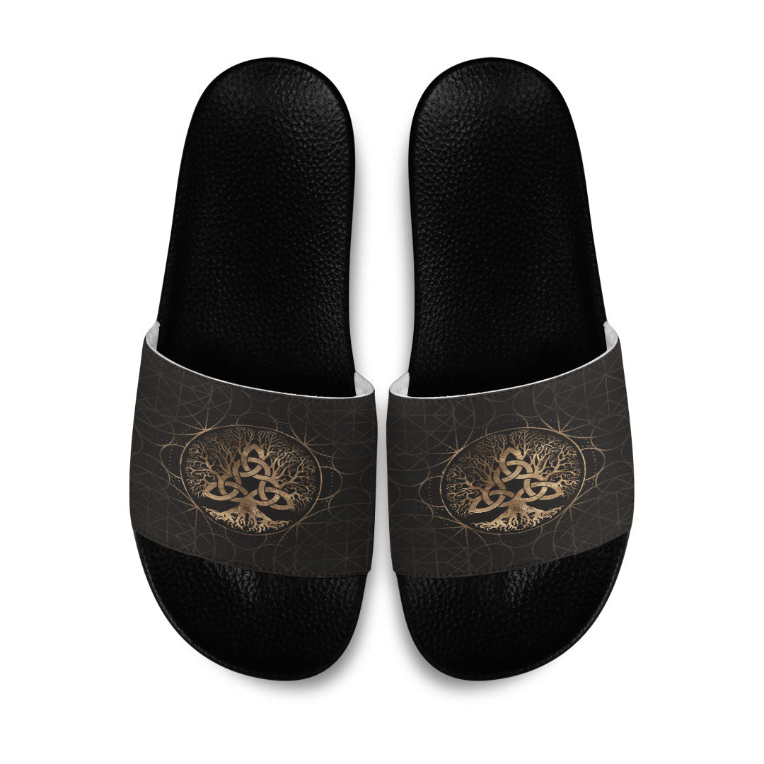 viking-slide-sandals-tree-of-life-yggdrasil-with-triquetra-slide-sandals