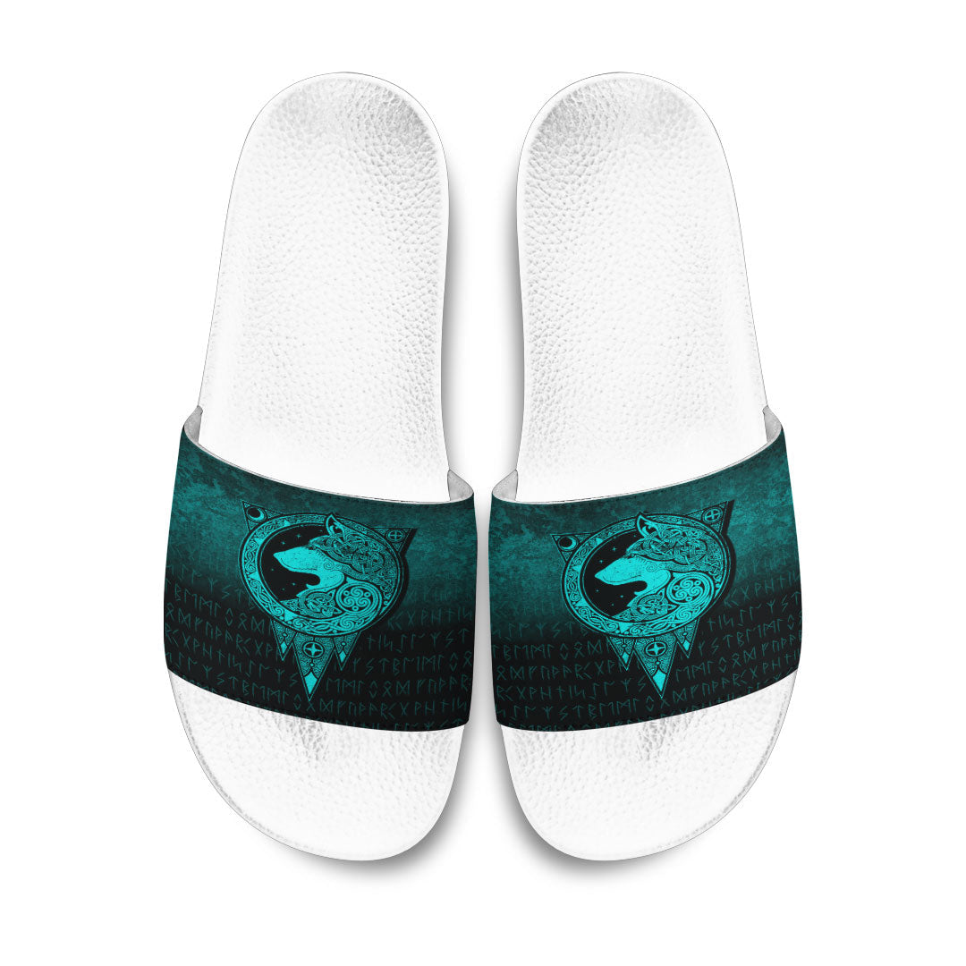 viking-slide-sandals-viking-norse-wolf-cyan-version-slide-sandals