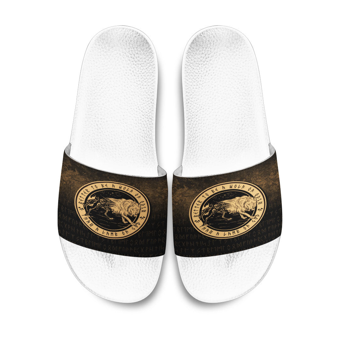 wonder-print-shop-slide-sandals-wolf-of-odin-gold-version-slide-sandals