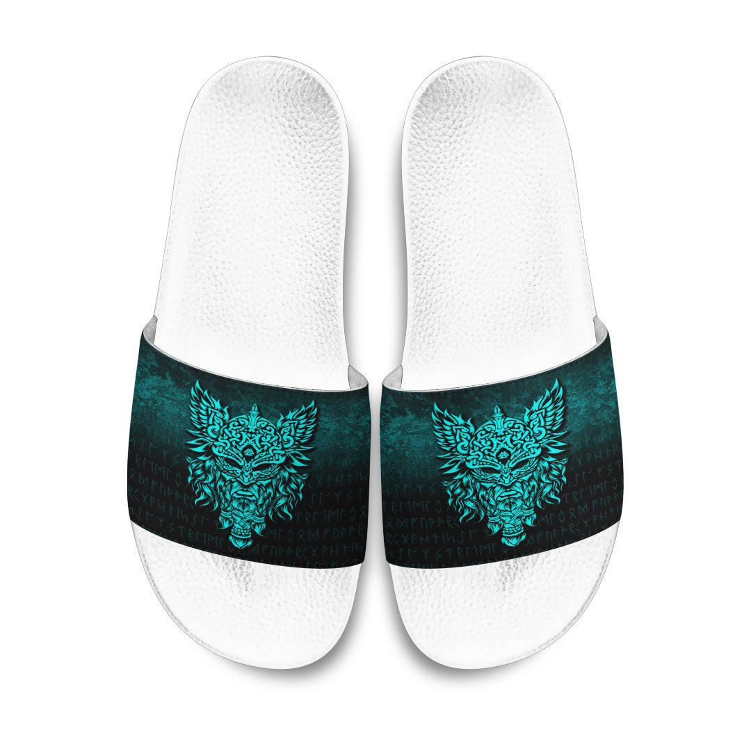viking-slide-sandals-odin-the-allfather-asgard-god-and-chief-of-aesir-cyan-version-slide-sandals