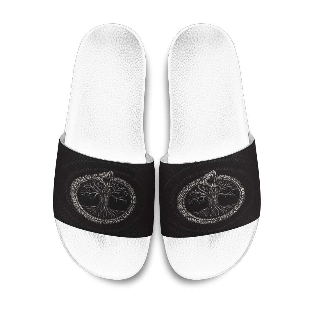 viking-slide-sandals-ouroboros-with-tree-of-life-slide-sandals