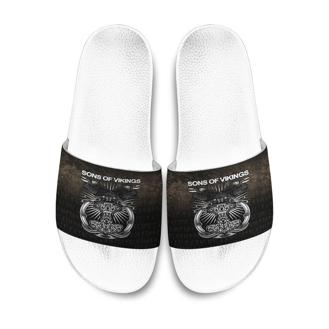 viking-slide-sandals-vikings-ravens-mjolnir-slide-sandals