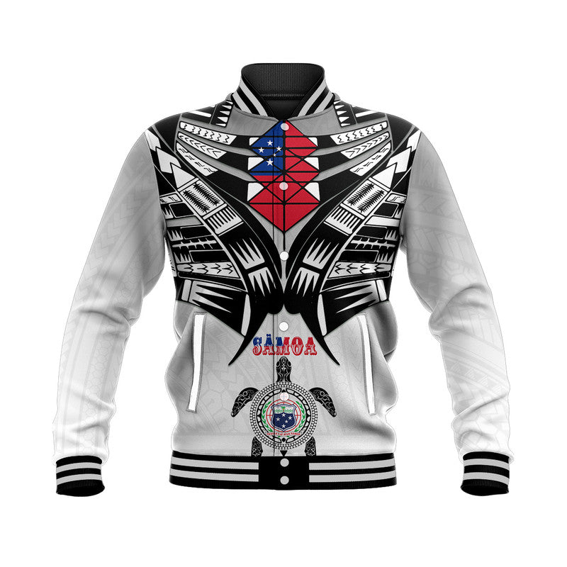 Samoa Black Saturday Baseball Jacket Visual Arts LT9 - Wonder Print Shop