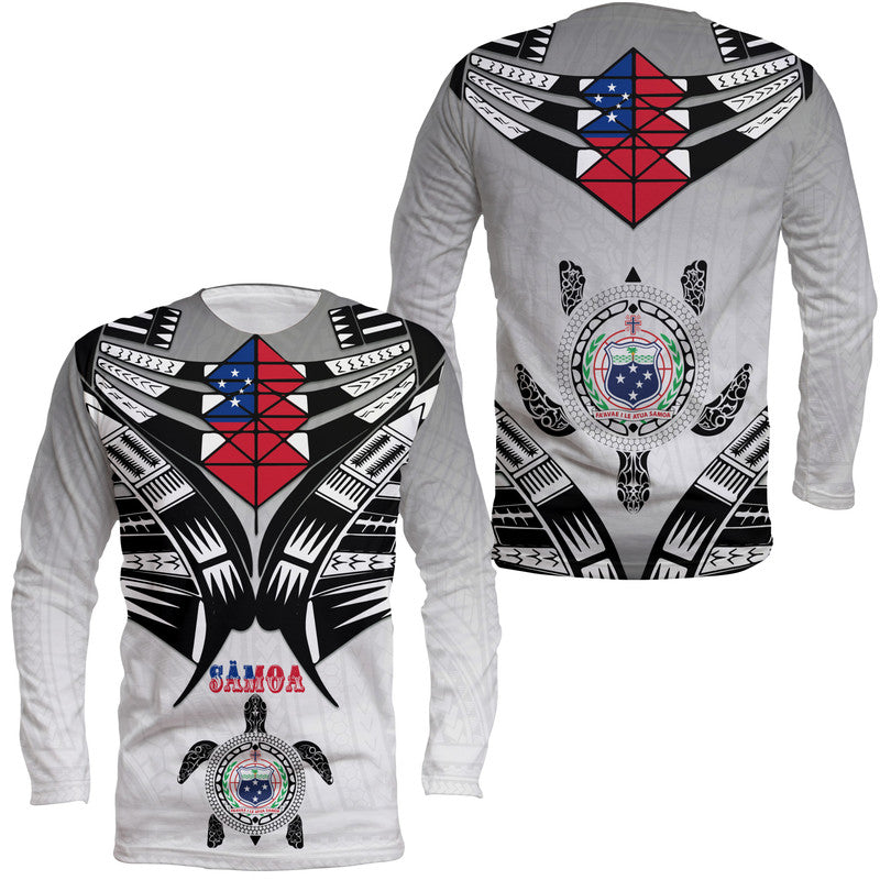 Samoa Black Saturday Long Sleeve Shirt Visual Arts - Wonder Print Shop