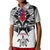 Custom Samoa Black Saturday Polo Shirt Visual Arts - Wonder Print Shop