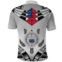 Samoa Black Saturday Polo Shirt Visual Arts - Wonder Print Shop