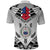 Custom Samoa Black Saturday Polo Shirt Visual Arts - Wonder Print Shop