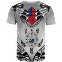 Custom Samoa Black Saturday T Shirt Visual Arts - Wonder Print Shop
