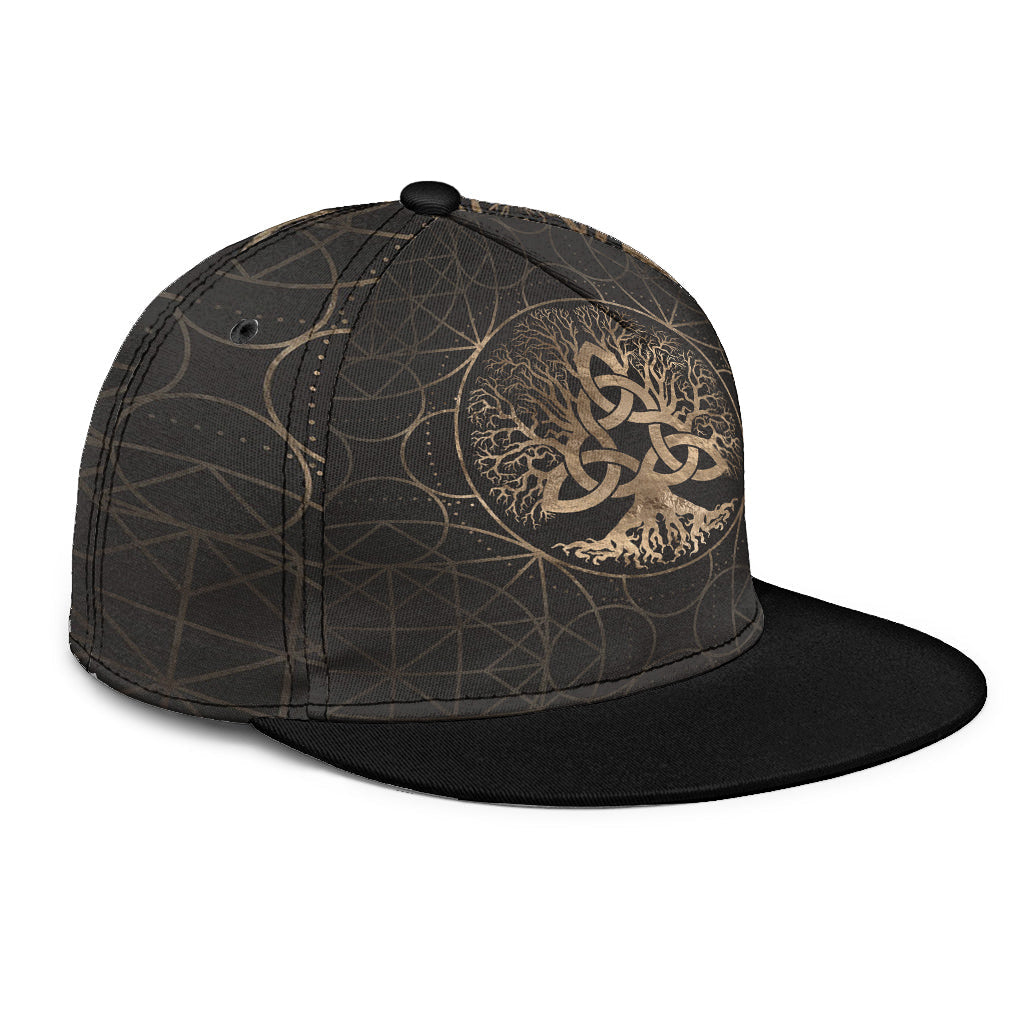 viking-snapback-hat-tree-of-life-yggdrasil-with-triquetra-snapback-hat