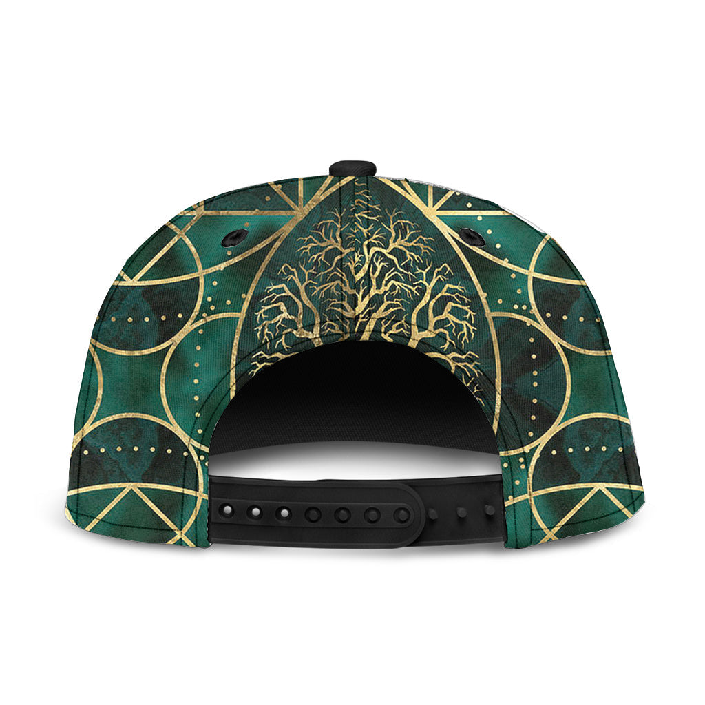 viking-snapback-hat-tree-of-life-with-triquetra-malachite-and-gold-snapback-hat