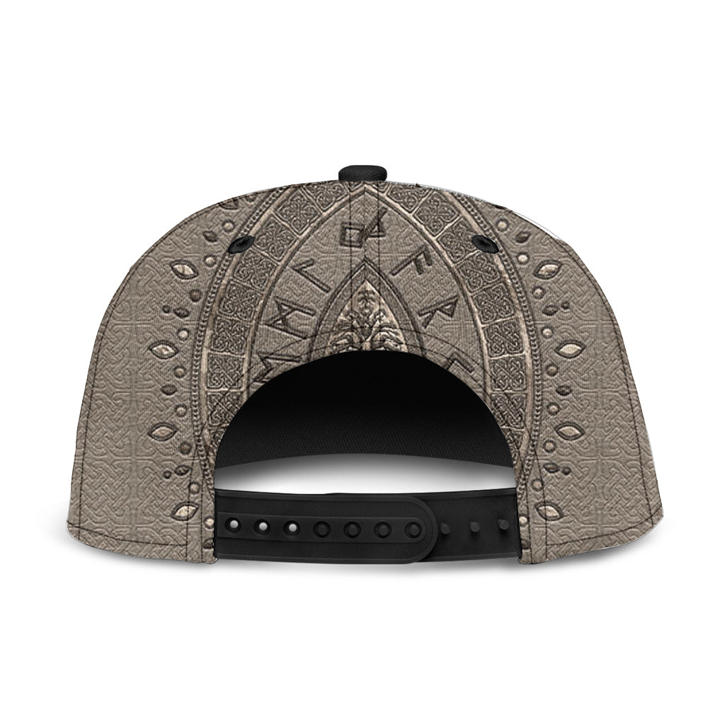 viking-snapback-hat-tree-of-life-with-triquetra-beige-snapback-hat