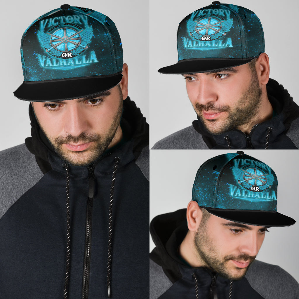 viking-snapback-hat-victory-or-valhalla-cyan-style-snapback-hat
