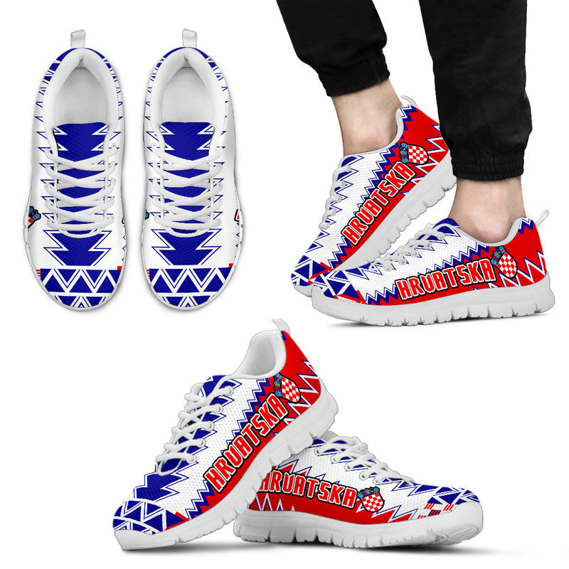 Croatia Football Sport Style Sneakers - Wonder Print Shop