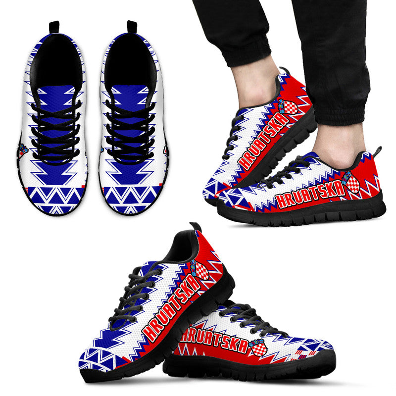 Croatia Football Sport Style Sneakers - Wonder Print Shop