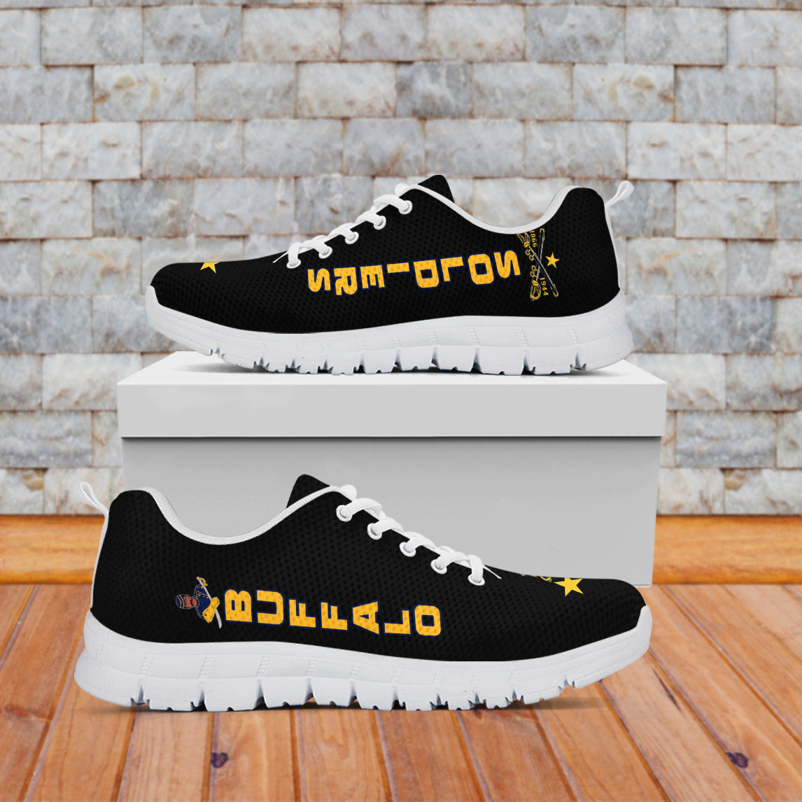 Buffalo Soldiers Sneakers BSMC Club Adore Motorcycle LT13 - Wonder Print Shop