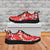 (Custom Personalised) Africa Tie Dye Sneakers Red Fashion LT13 - Wonder Print Shop