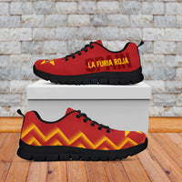 Spain World Cup 2022 Casual Sneakers The Red Fury - Wonder Print Shop