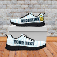 (Custom Personalised) Argentina Football 2022 Sneakers Vamos La Albiceleste - Wonder Print Shop