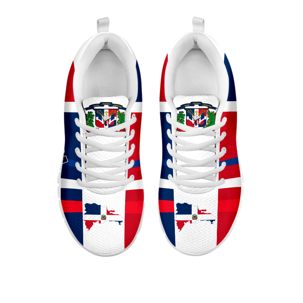 Dominican Republic Sneakers Dominicana Proud Style Flag LT13 - Wonder Print Shop