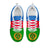 Eritrea Sneakers Eritrean Map Mix African Pattern Simple Style - Wonder Print Shop
