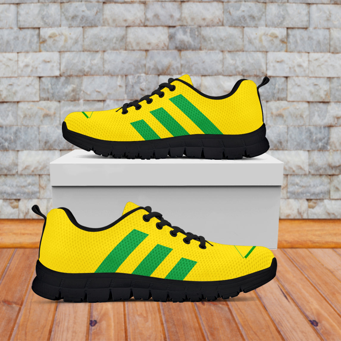 Brazil World Cup 2022 Canarinho Casual Sneakers - Wonder Print Shop