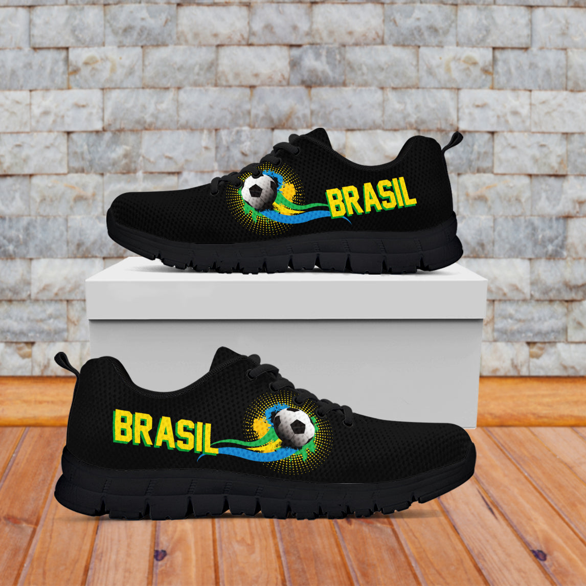 Brazil World Cup 2022 Champion Casual Sneakers - Wonder Print Shop