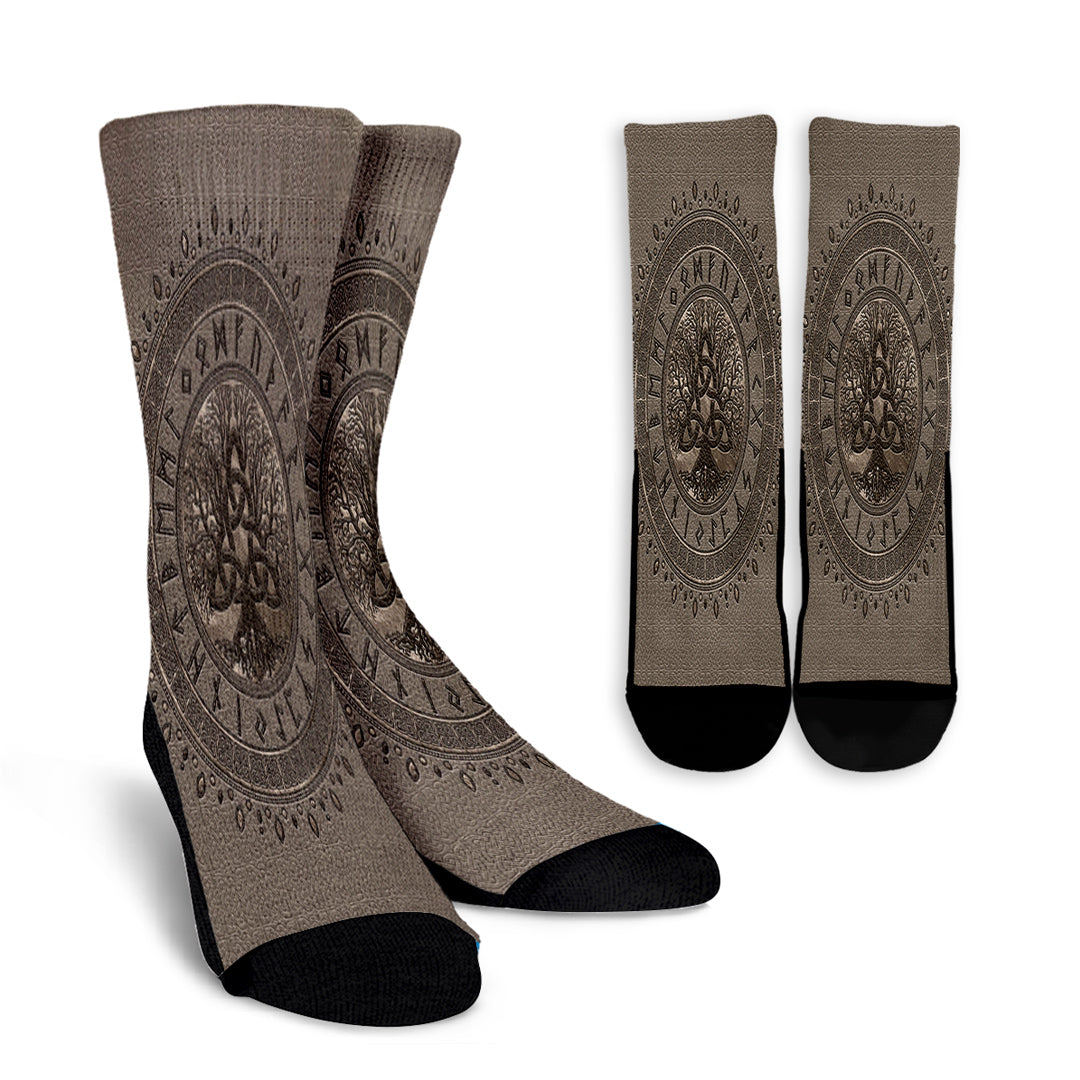 viking-crew-socks-tree-of-life-with-triquetra-beige-crew-socks