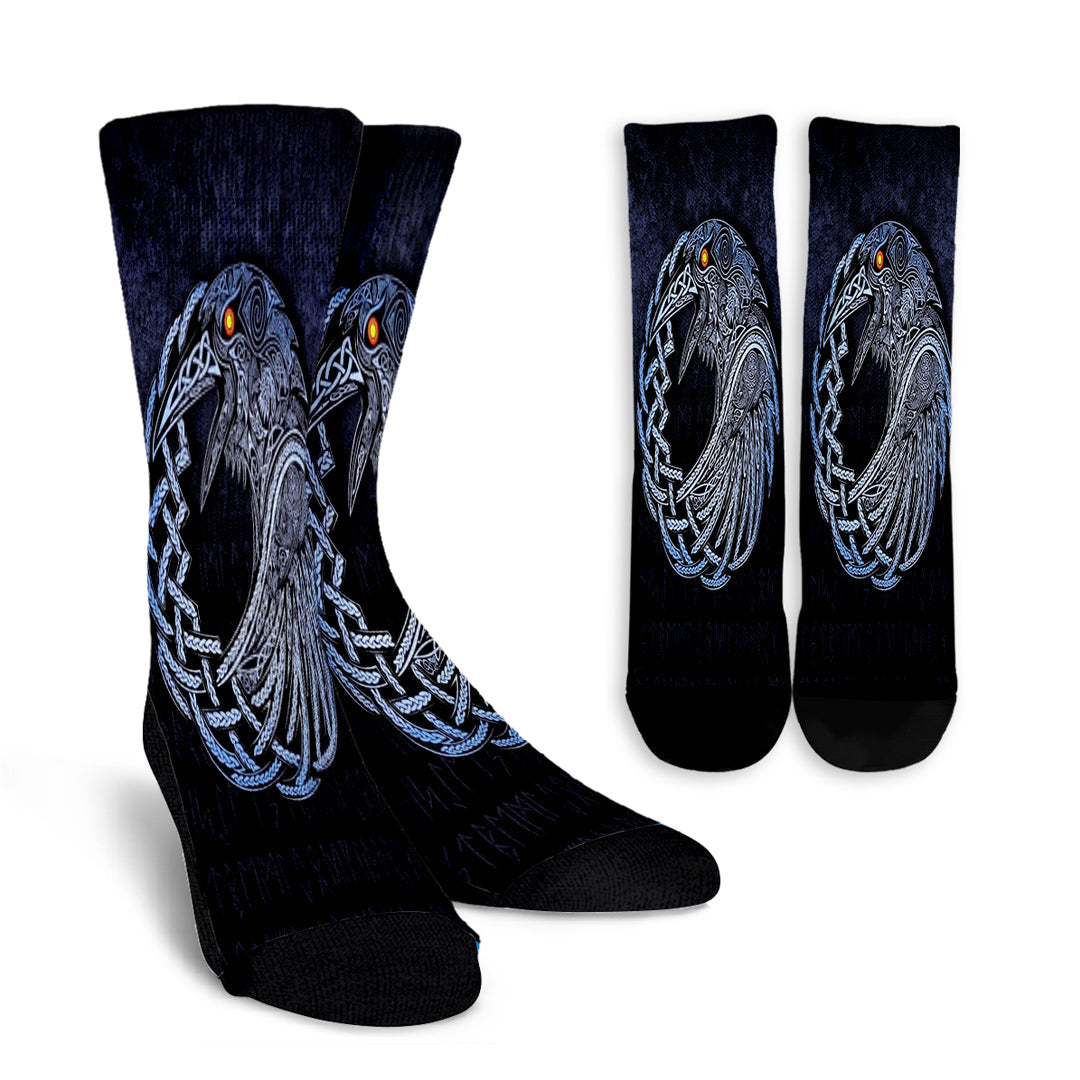 viking-crew-socks-vikings-raven-special-blue-version-crew-socks