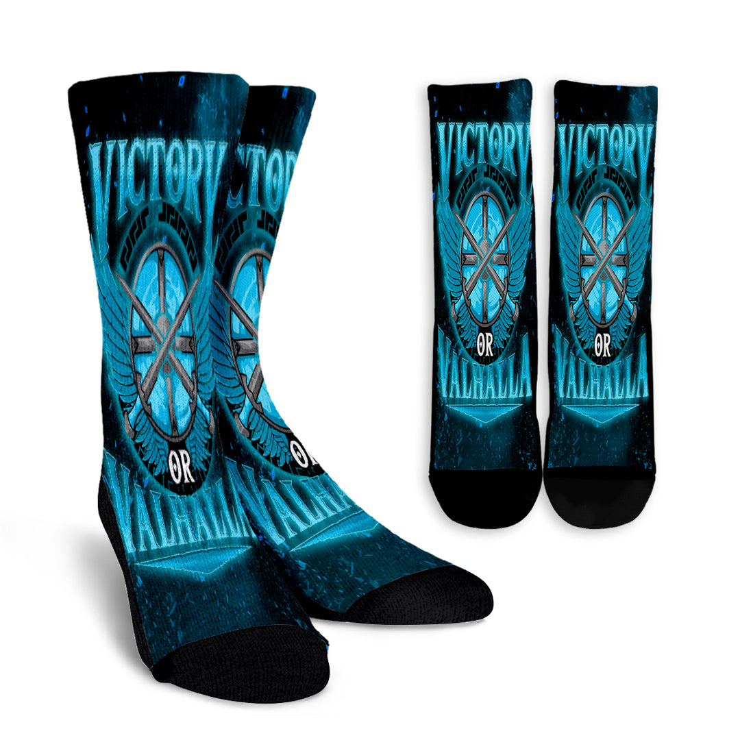 viking-crew-socks-victory-or-valhalla-cyan-style-crew-socks