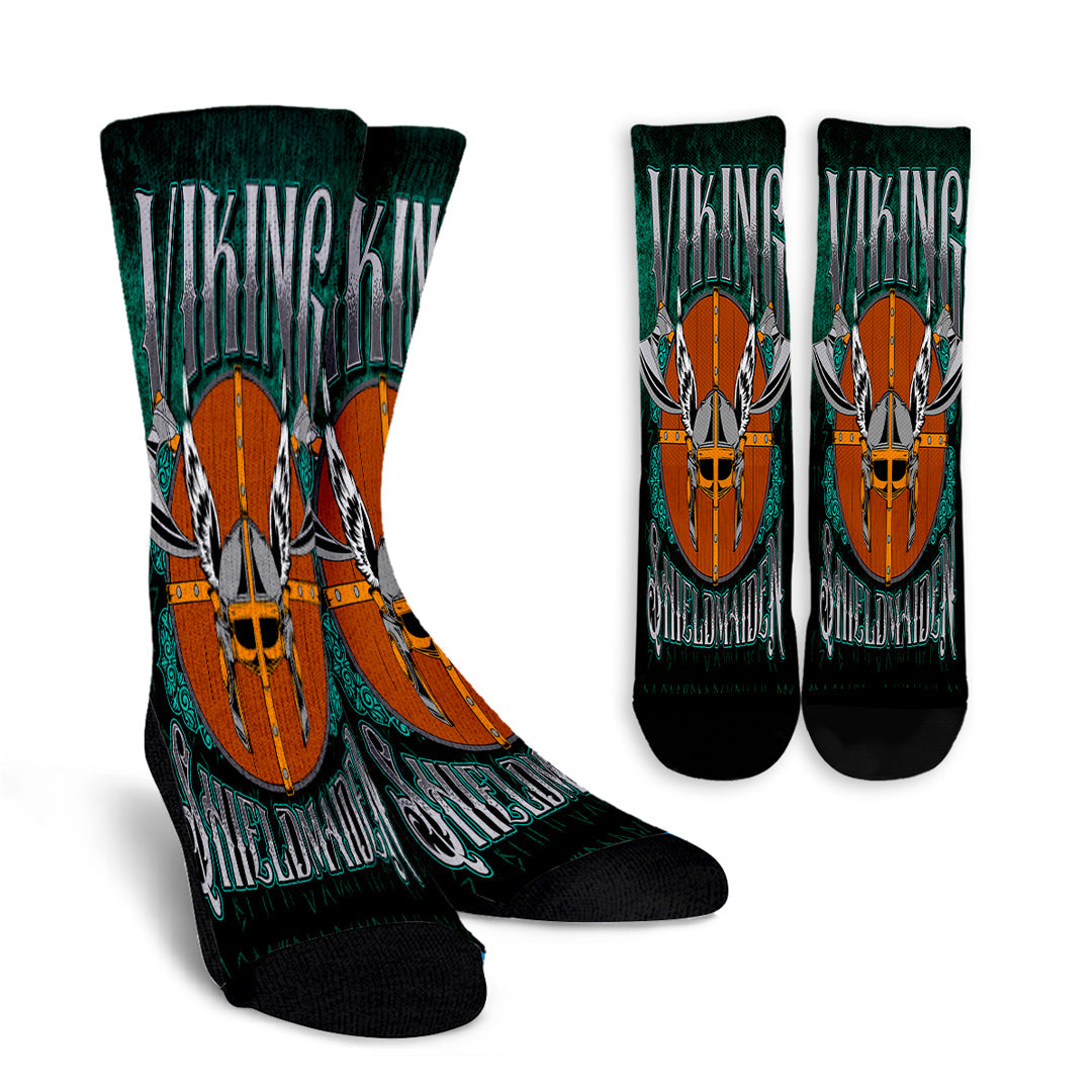 viking-crew-socks-viking-shield-maiden-crew-socks