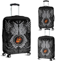 Viking Luggage Cover - Sowilo Rune, Raven Tattoo RLT12 - Wonder Print Shop
